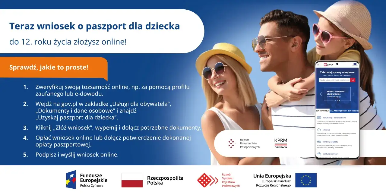 Jak złożyć wniosek o paszport dla dziecka online? Sprawdź, jakie to proste! Wniosek dla dzieci do 12 lat złożysz przez gov.pl.